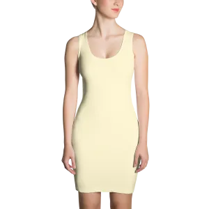 #0bfcf600 - White Chocolate Surprise - ALTINO Fitted Dress - Gelato Collection