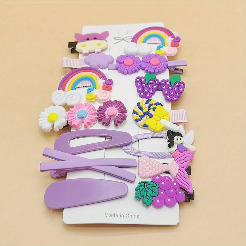 1 Set Baby Hair Clips Hairpin Barrettes for Girls