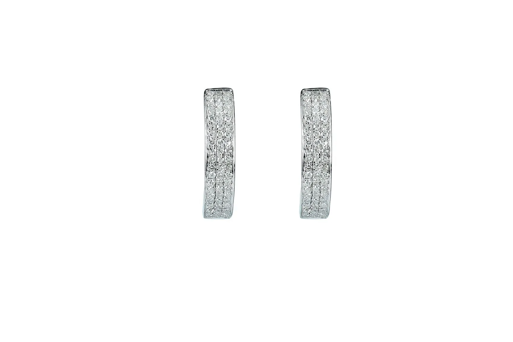 1/4 ctw Diamond Hoop Earrings