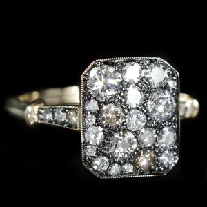 14K Yellow Gold 1.25 CTW Diamond Ring