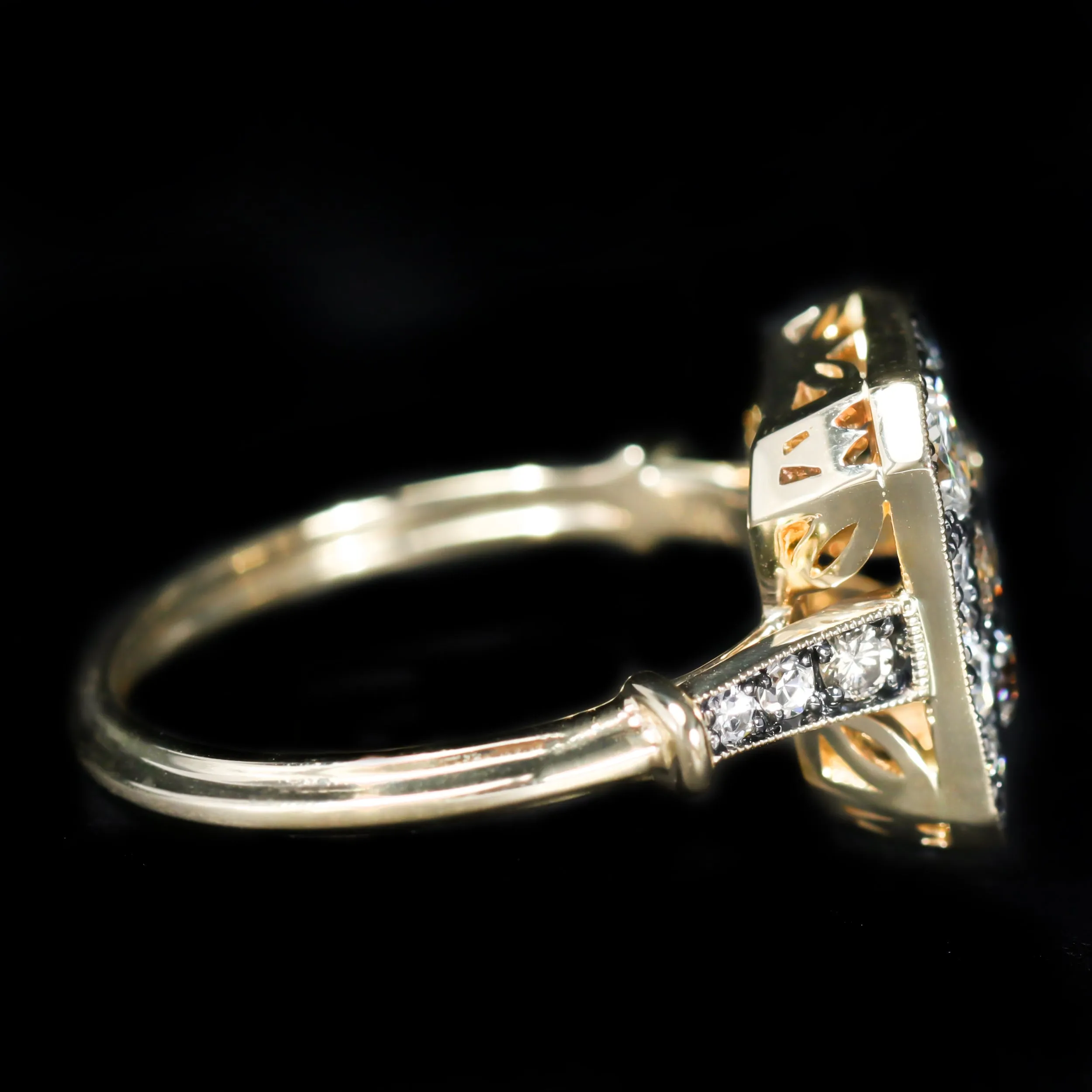 14K Yellow Gold 1.25 CTW Diamond Ring