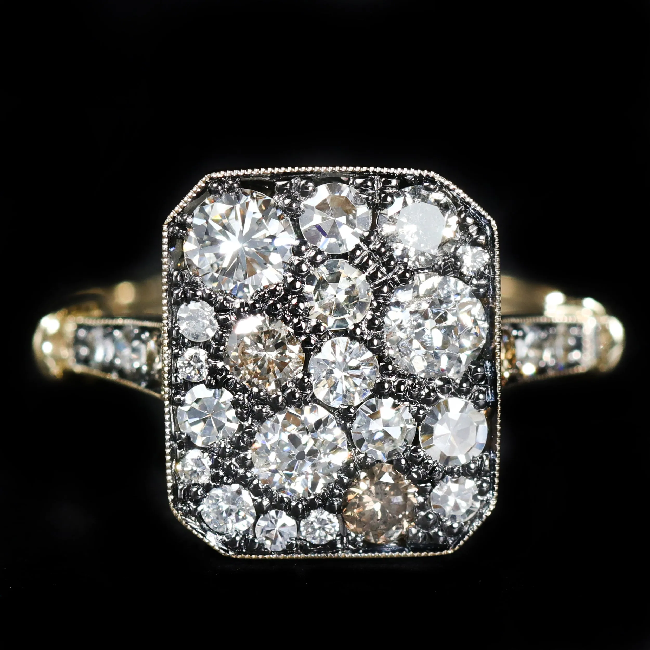 14K Yellow Gold 1.25 CTW Diamond Ring