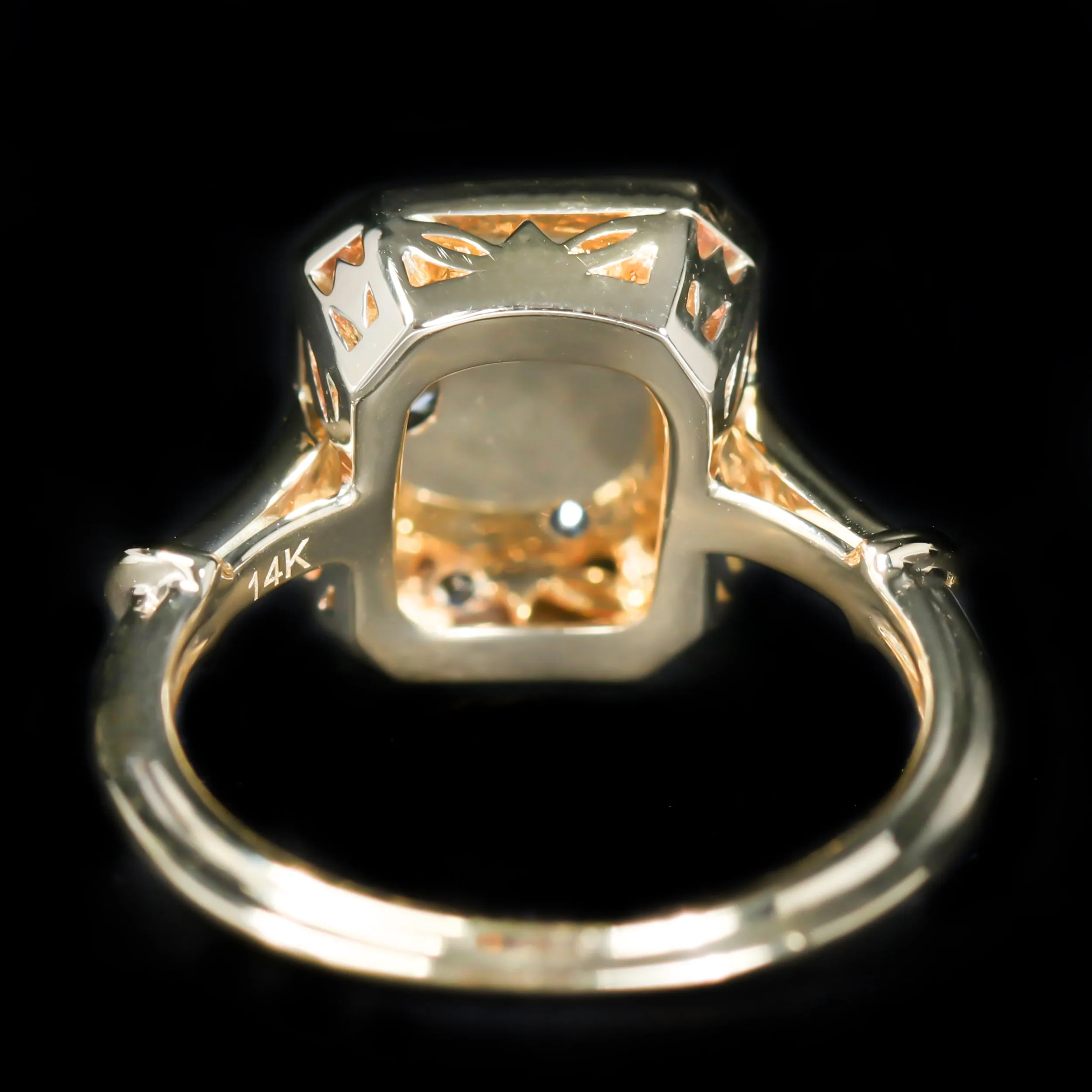 14K Yellow Gold 1.25 CTW Diamond Ring