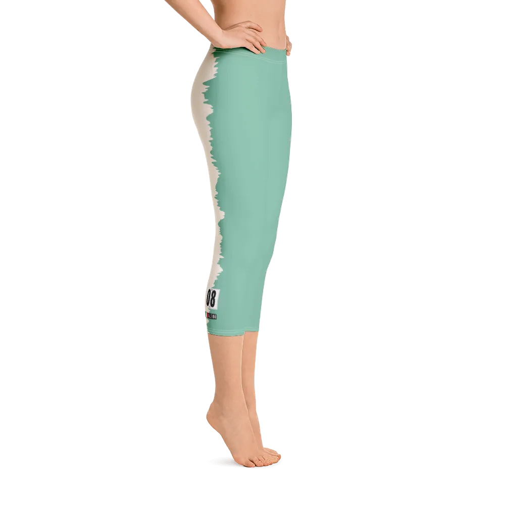 #1a3e78d0 - Butterscotch Mint Chocolate Chip Coupe - ALTINO Sport Capri Leggings