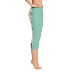 #1a3e78d0 - Butterscotch Mint Chocolate Chip Coupe - ALTINO Sport Capri Leggings