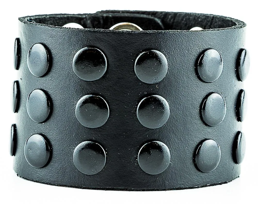 3 Row Rivet Bracelet