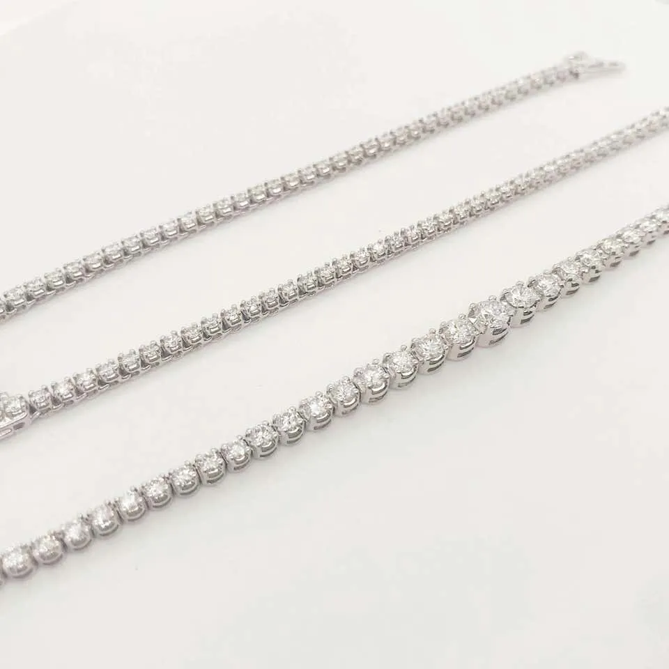 5 Carat Diamond Riviera Tennis Necklace
