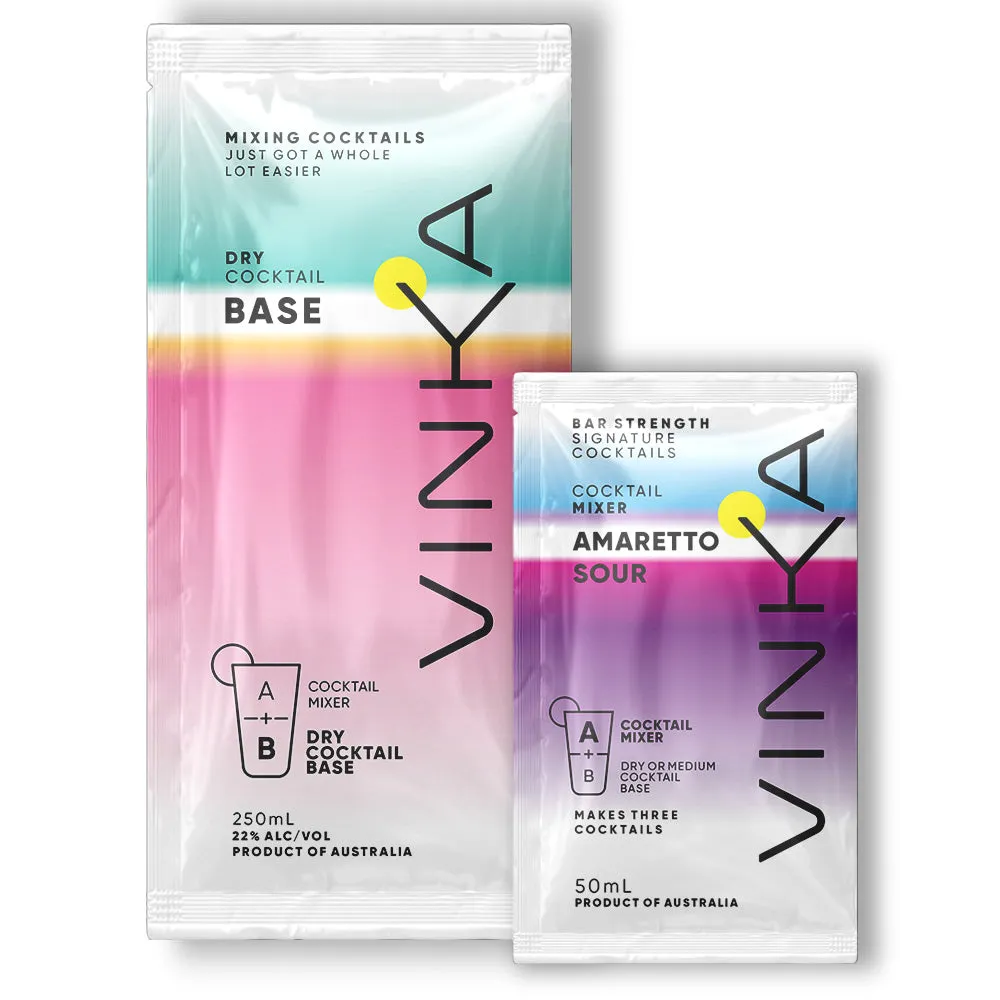 Amaretto Sour VINKA Kit - Makes Three Cocktails