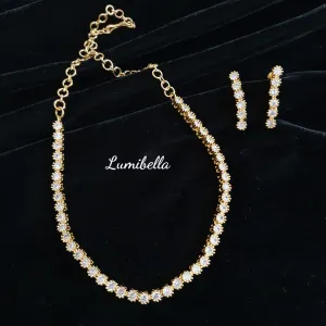 American Diamond Statement Necklace