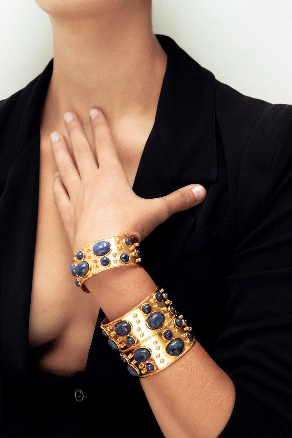 Amethyst Byzance Cuff Bracelet