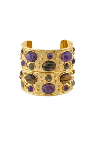Amethyst Byzance Cuff Bracelet