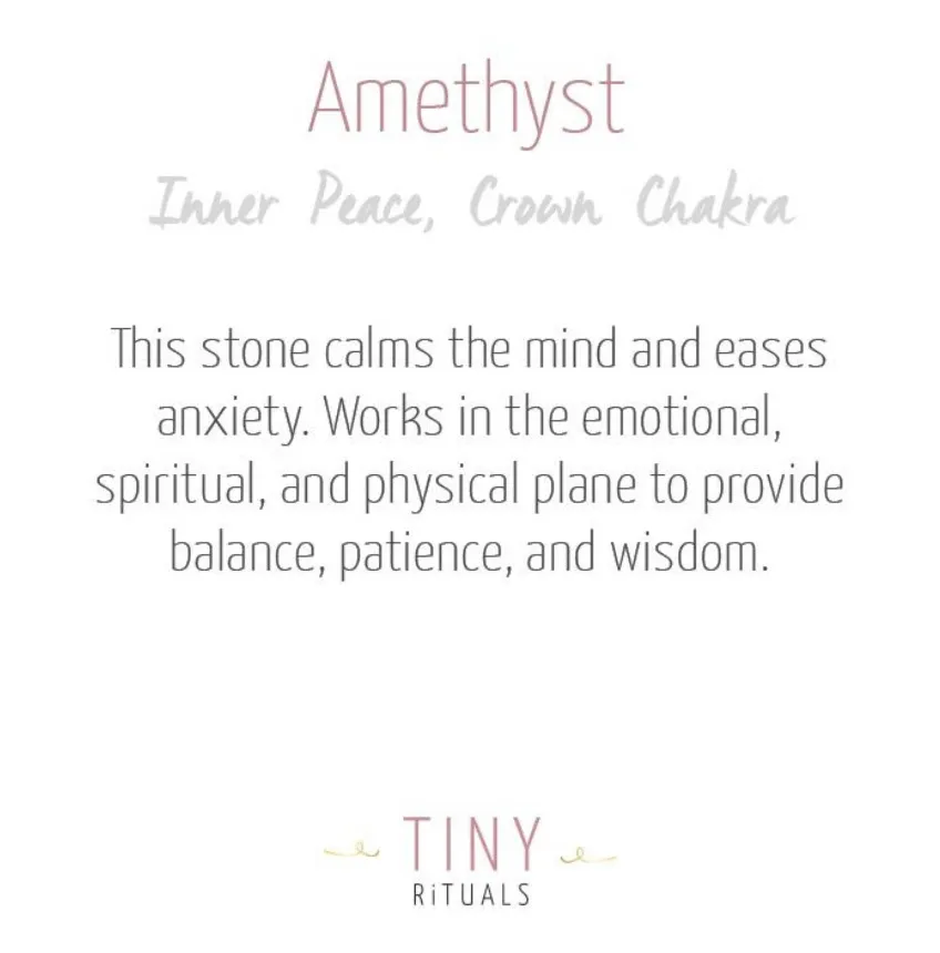 Amethyst Palm Stone by Tiny Rituals