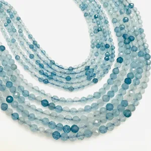 Aquamarine (A Grade) Faceted Rounds