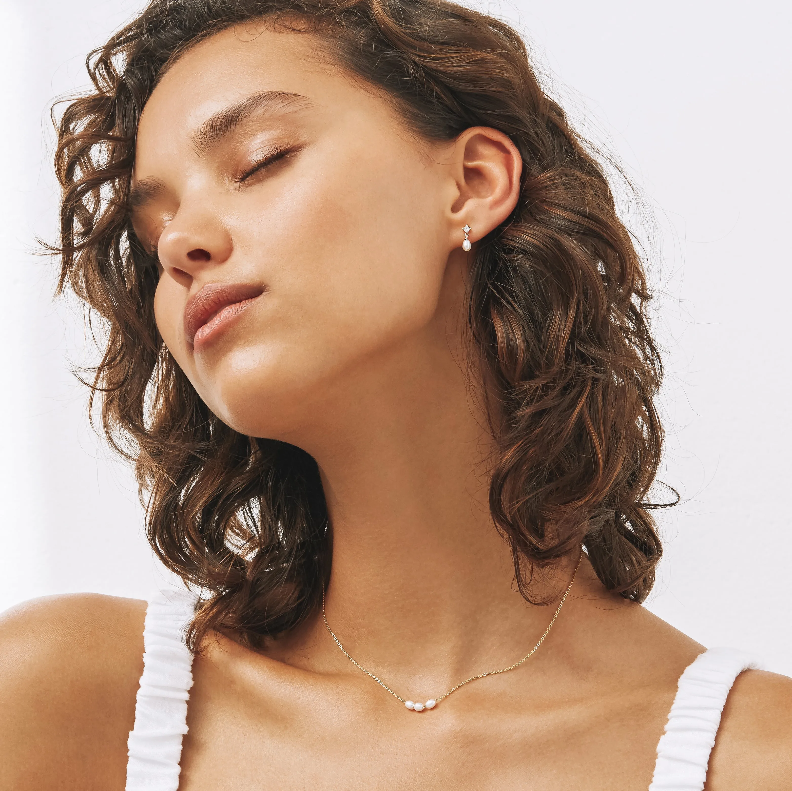 Aspen Mini Drop Earring - Single - Silver