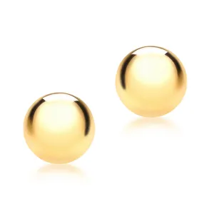 Ball Stud Earrings  6mm