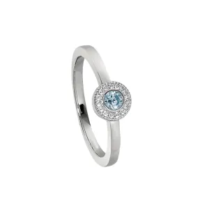 Birth Gems Aquamarine Ring