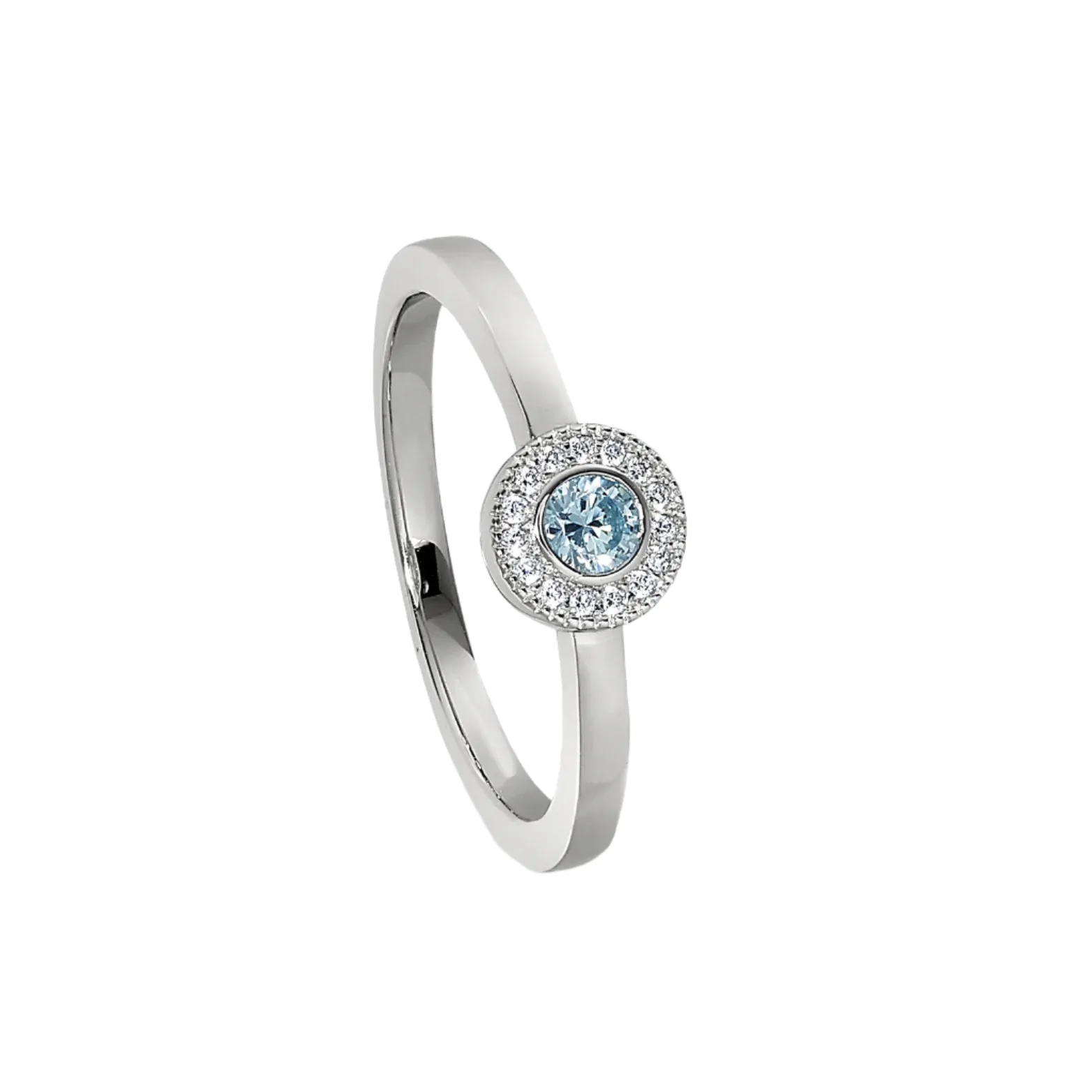 Birth Gems Aquamarine Ring