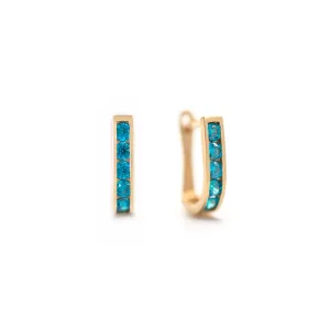 Birthstone U Huggies Blue Zircon