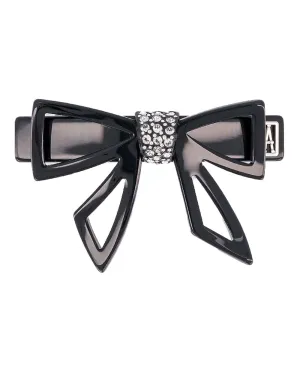 Black A L’Infini Bow Hair Barrette