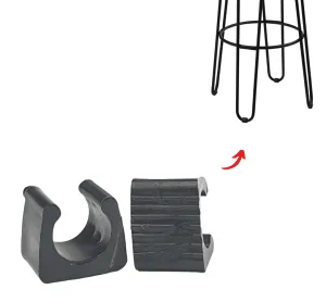 Black Sled / Tubular Chair Hairpin Tip - VAR.5BCT