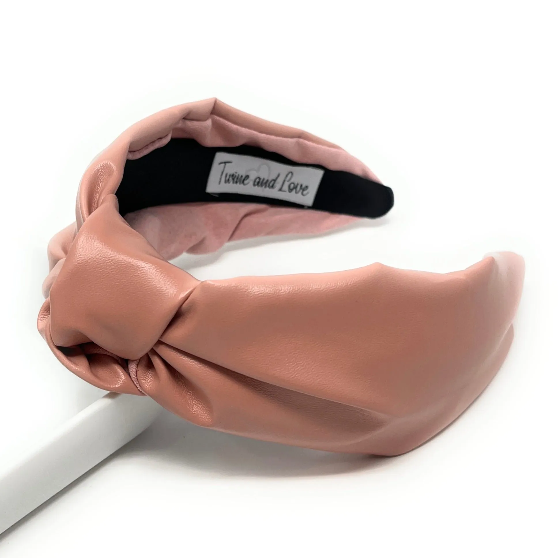 Blush Vegan Knot Headband