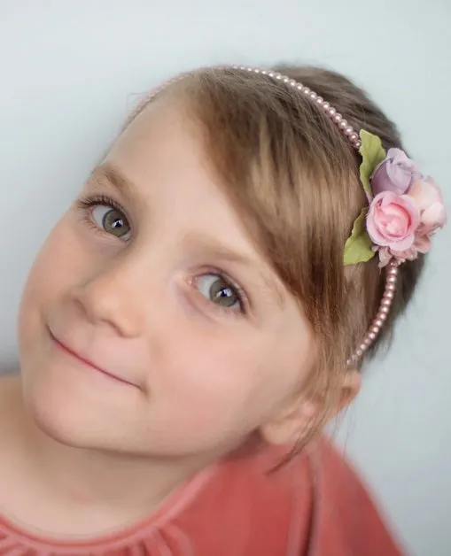 Boutique Pearls and Twirls Headband