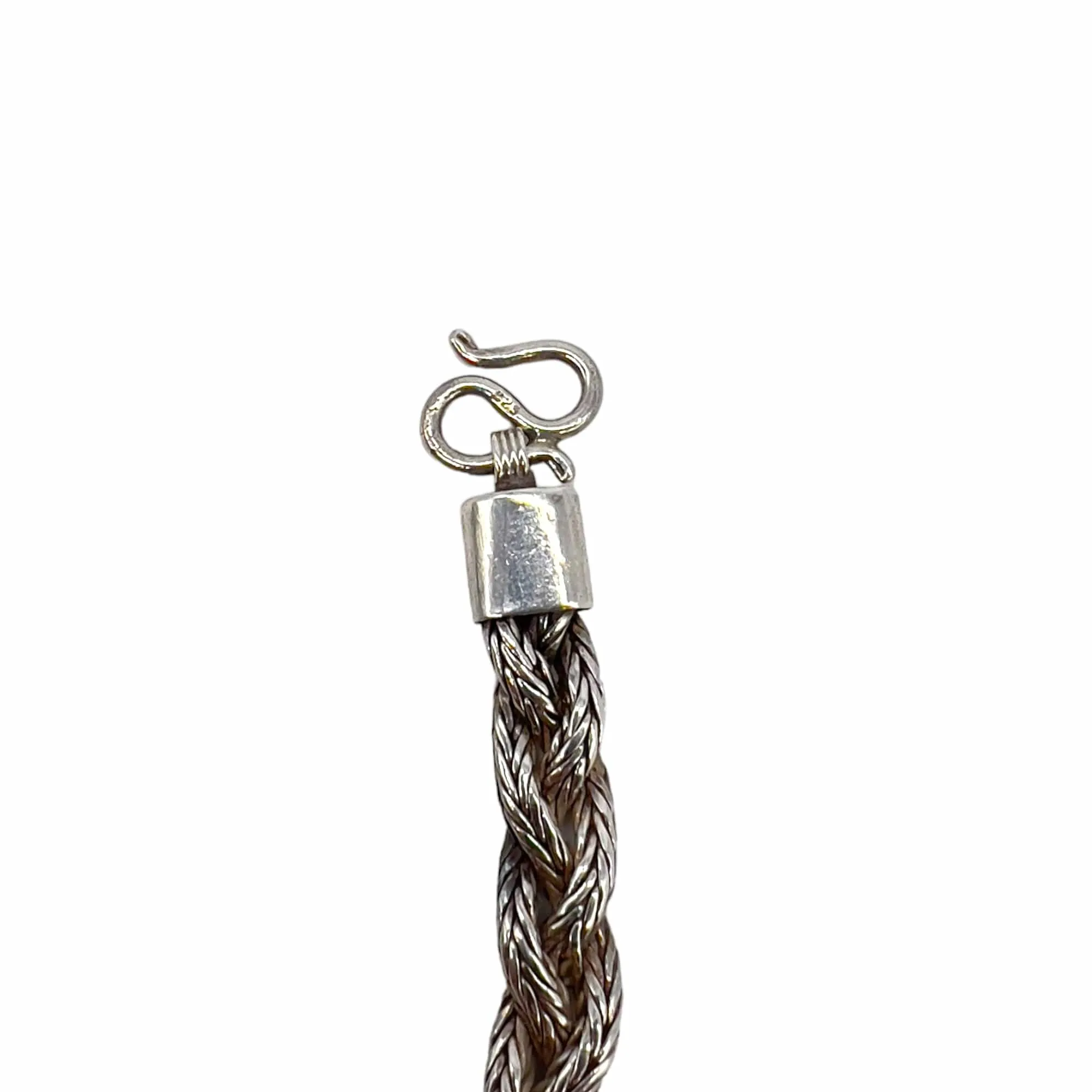 BRACELET Sterling Silver Braided
