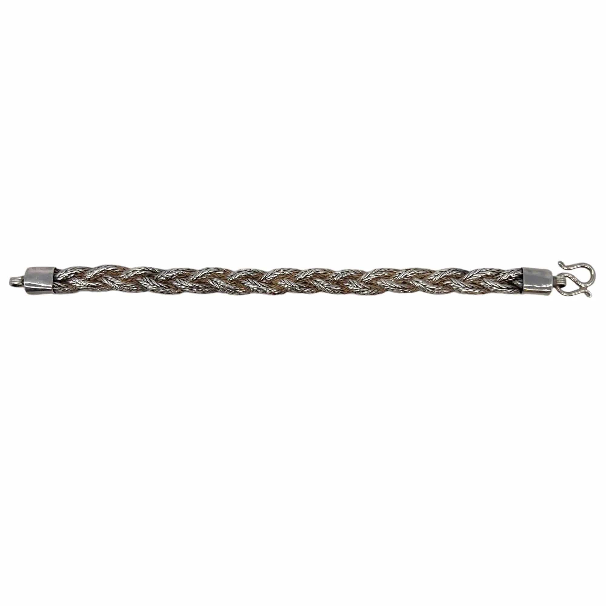 BRACELET Sterling Silver Braided