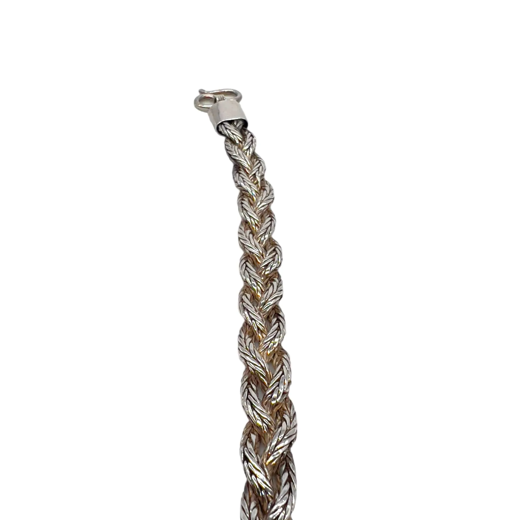 BRACELET Sterling Silver Braided