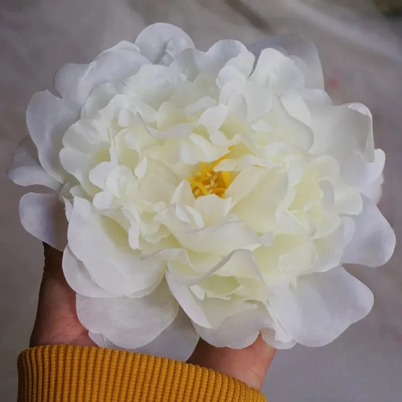 Bright-Colored Big Artificial Tropical Flower Hair Clip Barrette