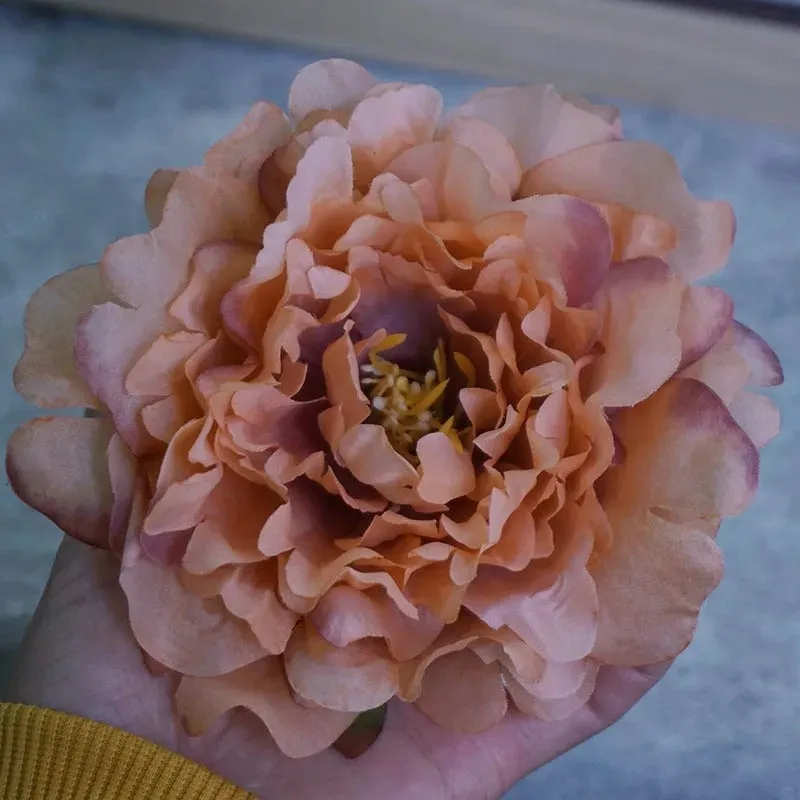 Bright-Colored Big Artificial Tropical Flower Hair Clip Barrette