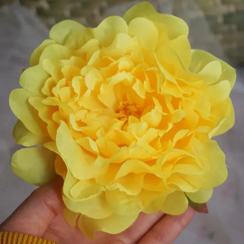 Bright-Colored Big Artificial Tropical Flower Hair Clip Barrette