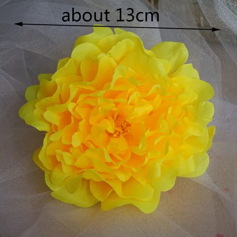Bright-Colored Big Artificial Tropical Flower Hair Clip Barrette