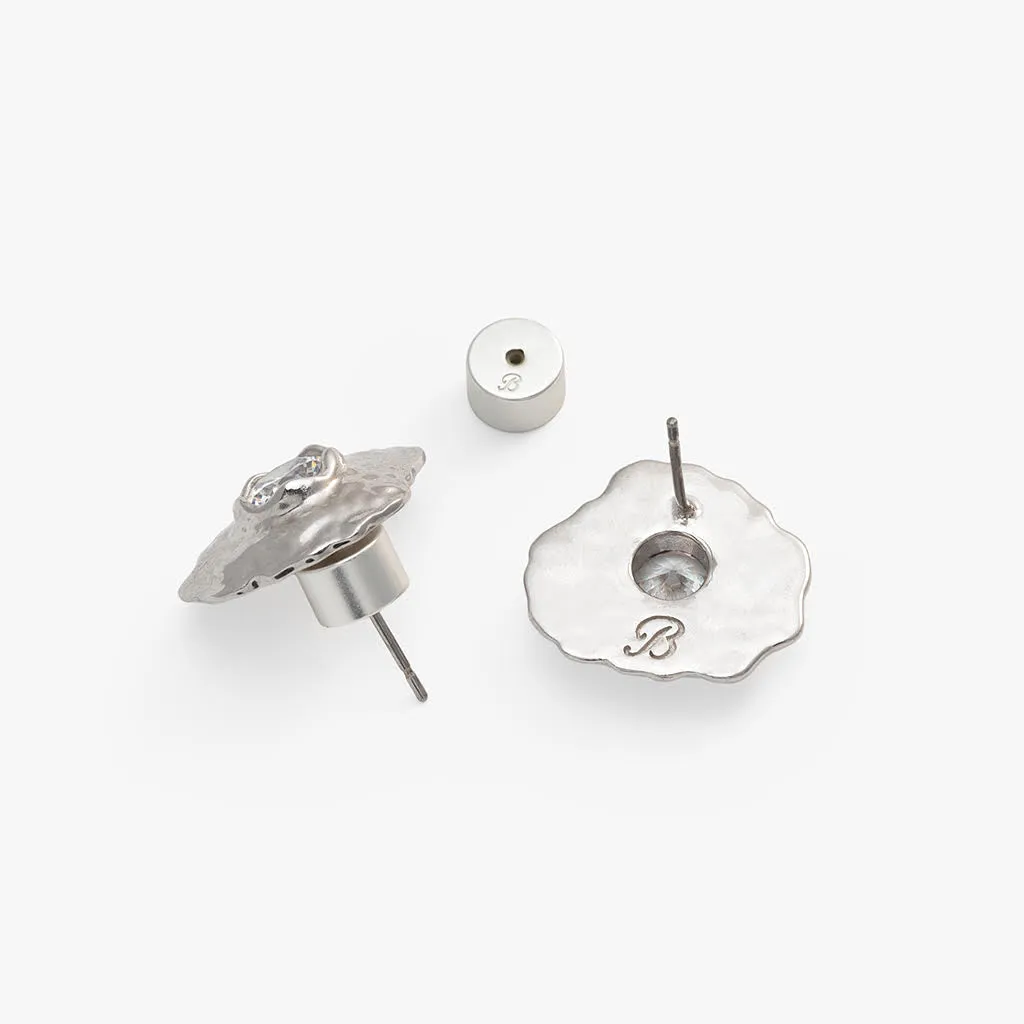 Cannonborough Rhodium Plated Stud Earring