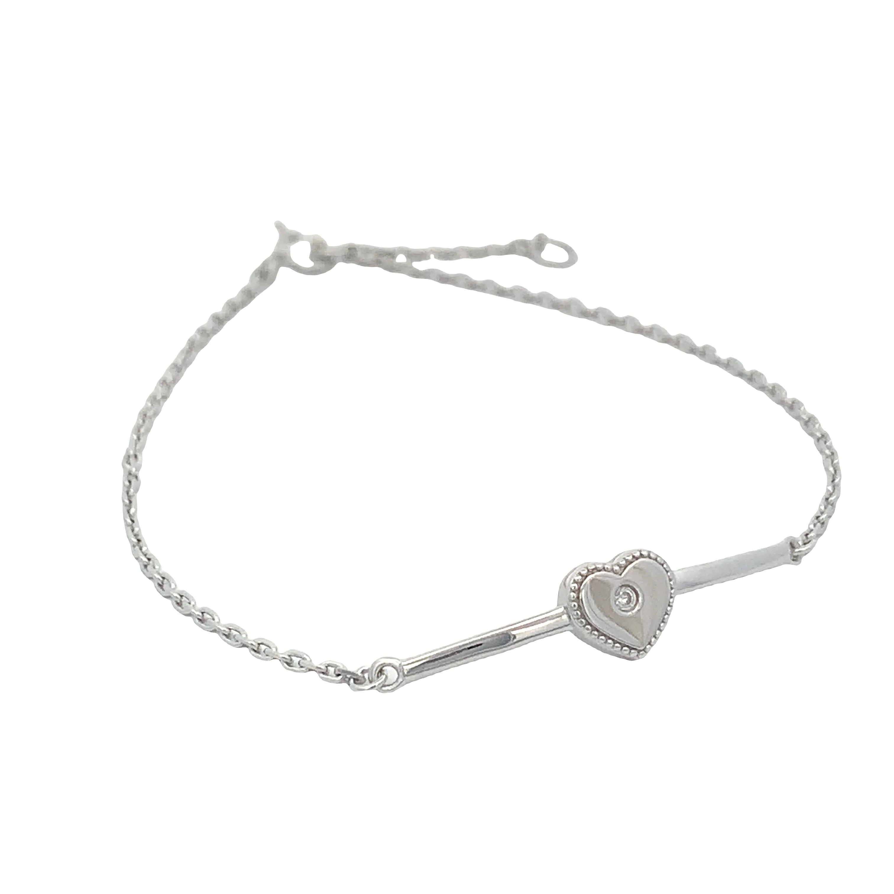 Captivating Silver Pave Bracelet