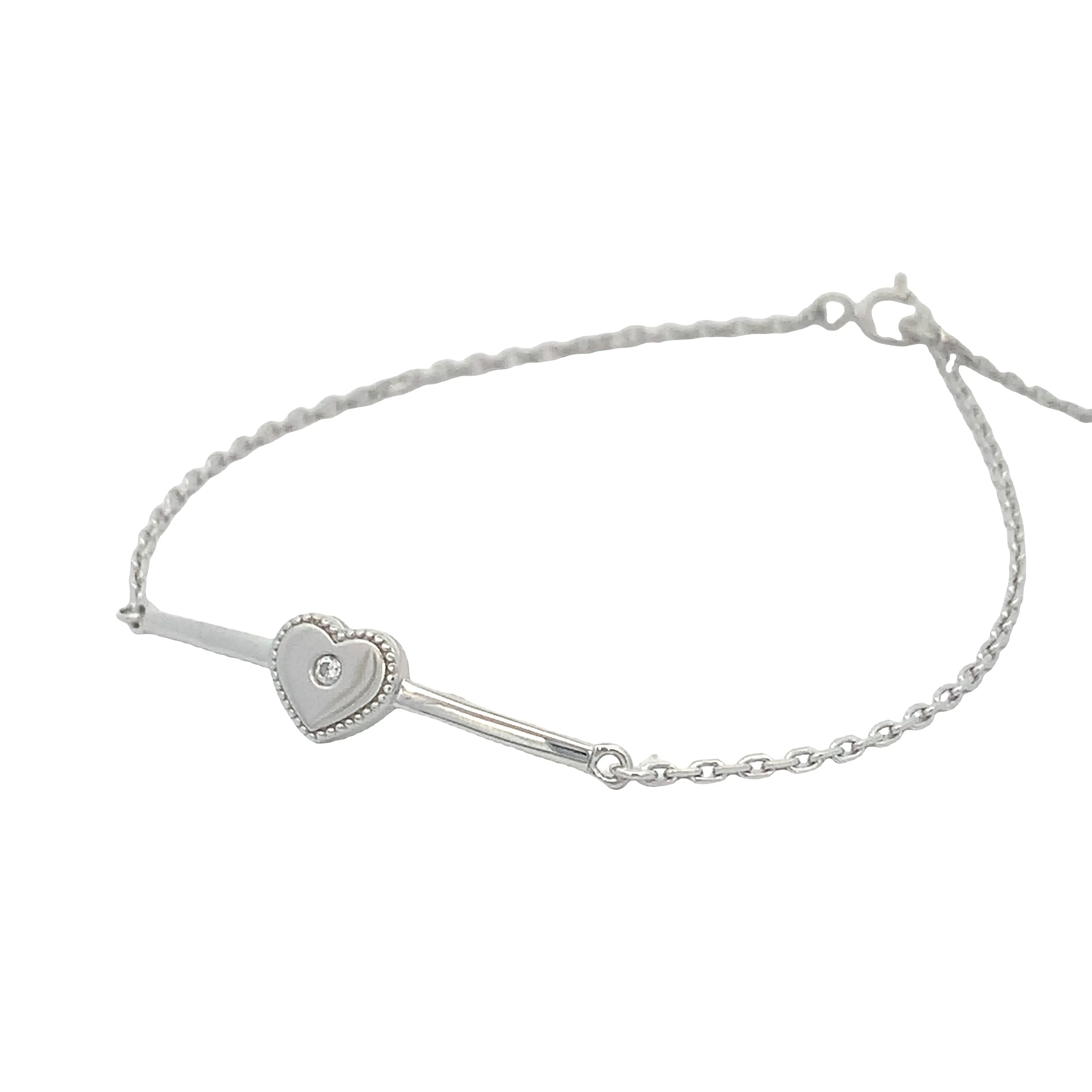 Captivating Silver Pave Bracelet