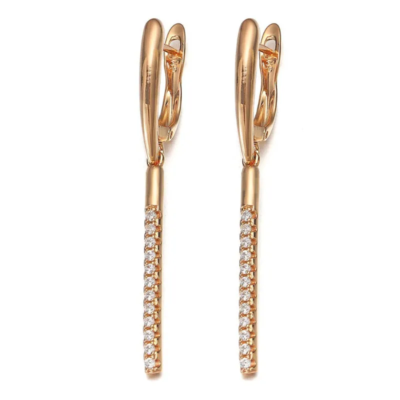 Classic Fashion Hollow Round Shape Rhinestone Hoop Earrings