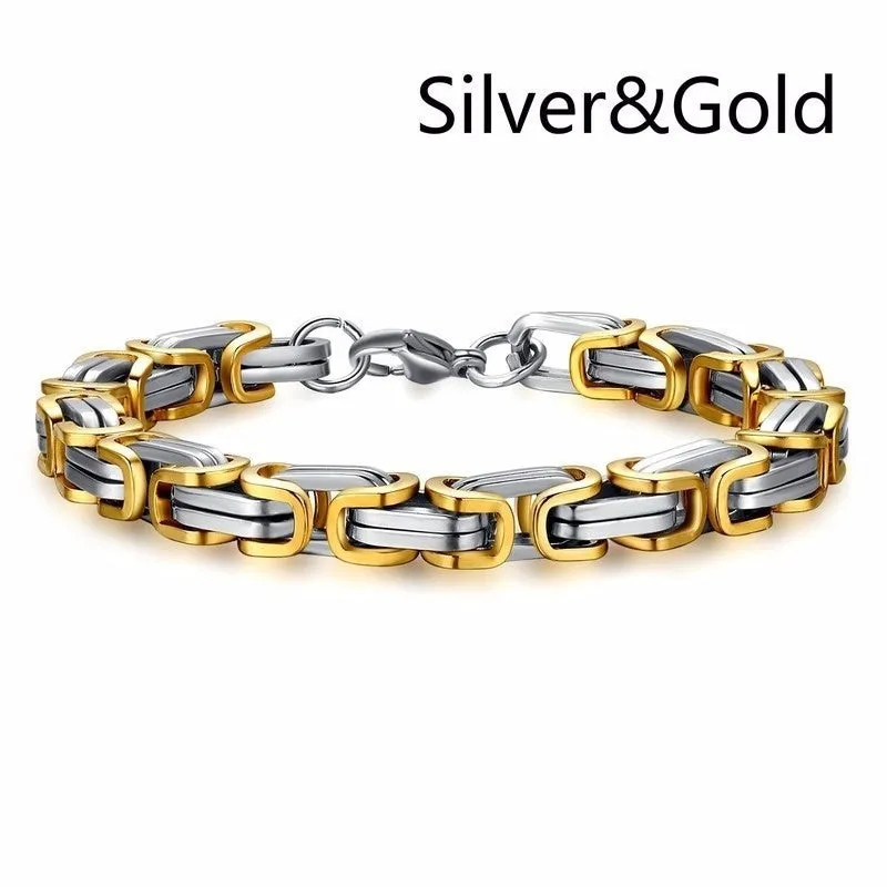 Classic Fashion Stainless Steel Bracelet for Men | Chain
