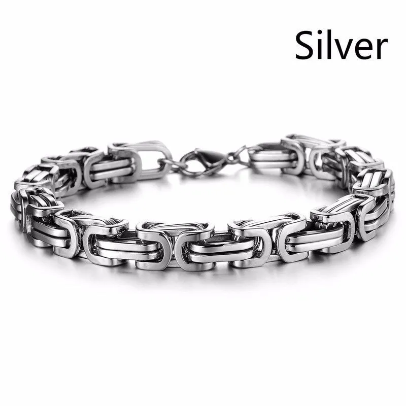 Classic Fashion Stainless Steel Bracelet for Men | Chain