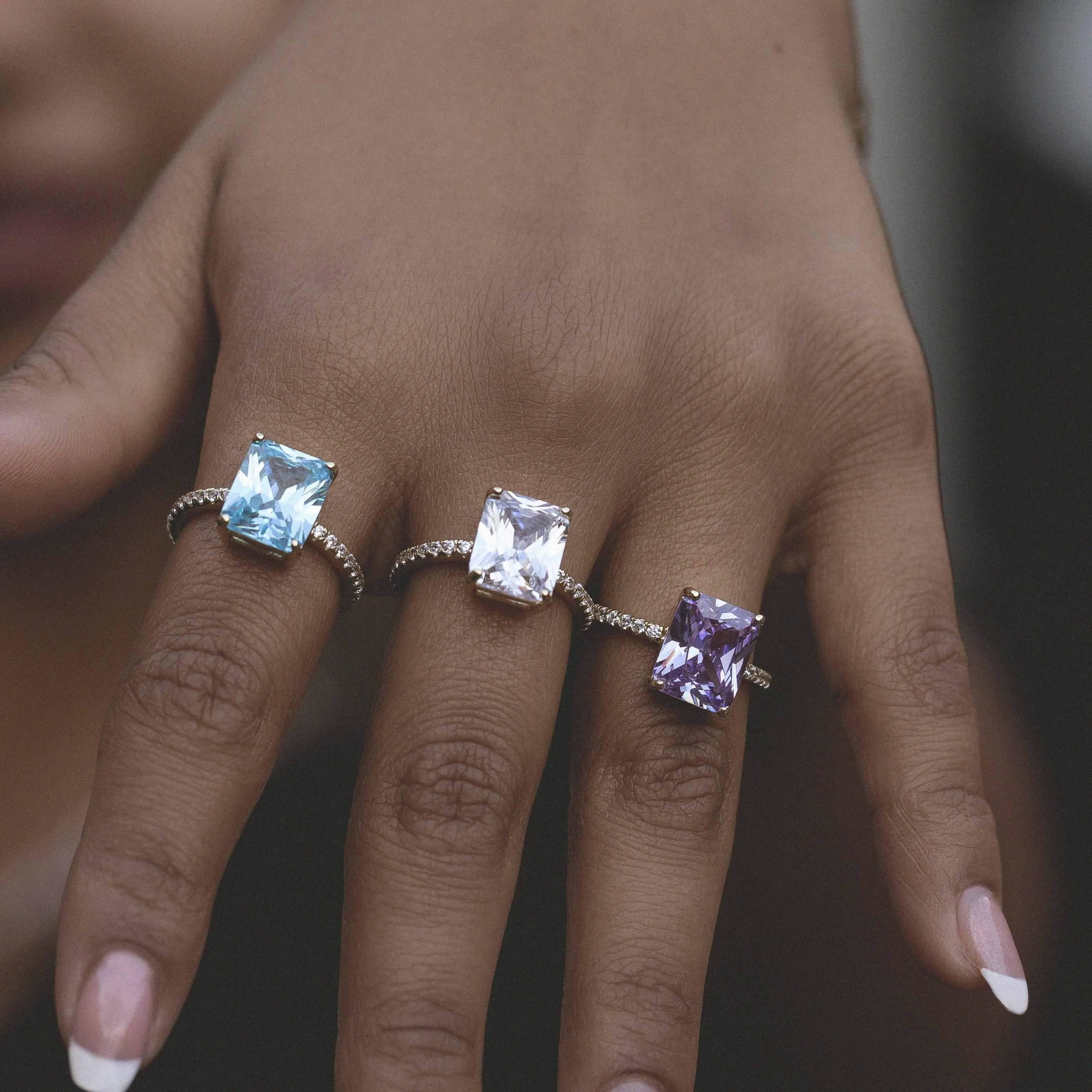 Cocktail Ring in Purple