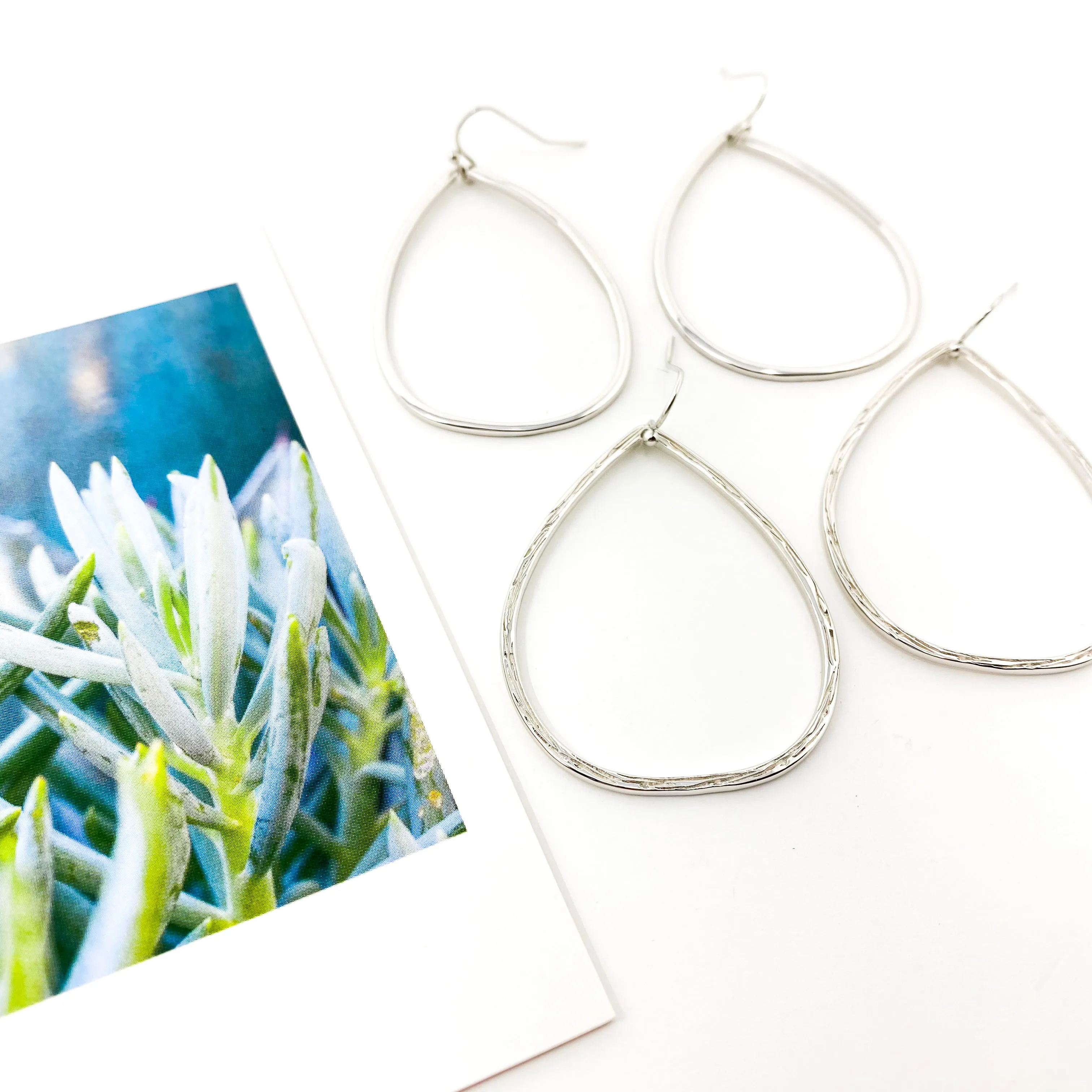 Cora Oval Drop Earrings