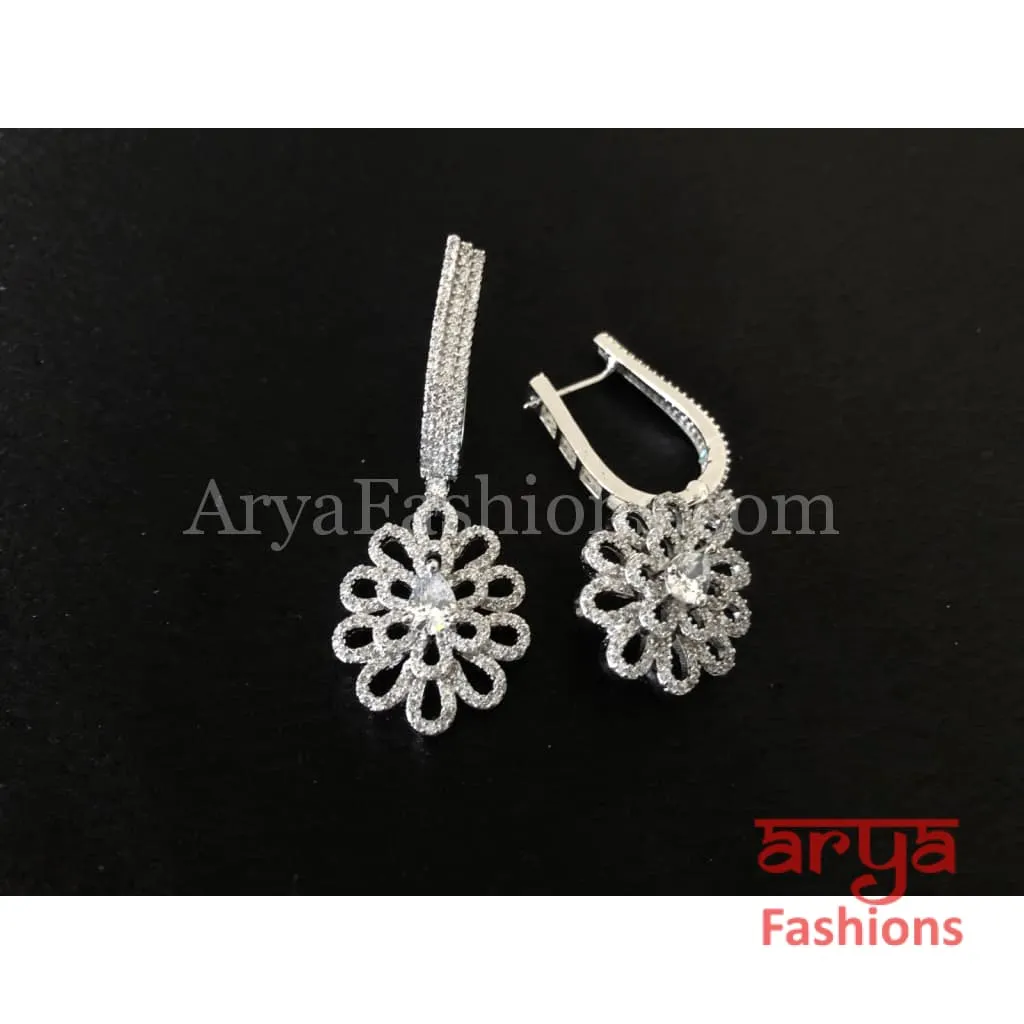 Cubic Zirconia Dangle Earrings