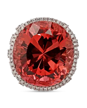 Cushion-Cut Tourmaline Ring, 54.89 Carats