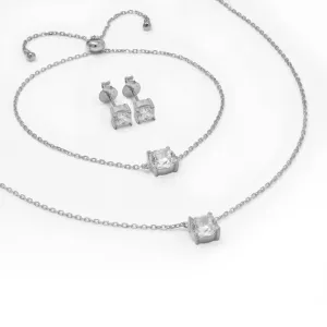 Cushion Silver Set