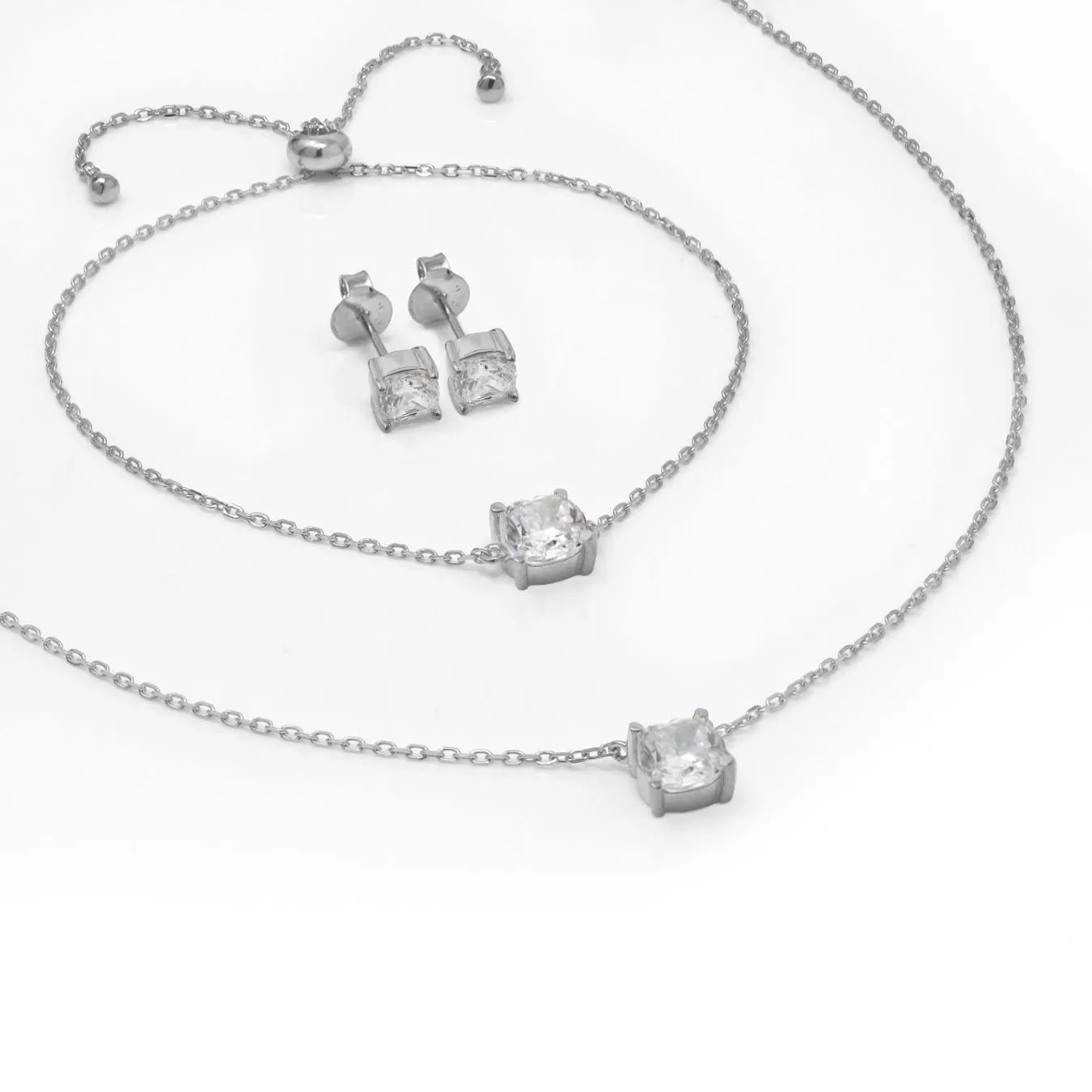Cushion Silver Set