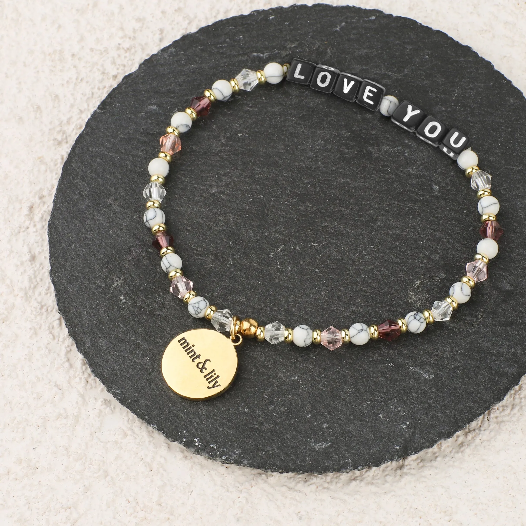Custom Amethyst Dreams Friendship Bead Bracelet