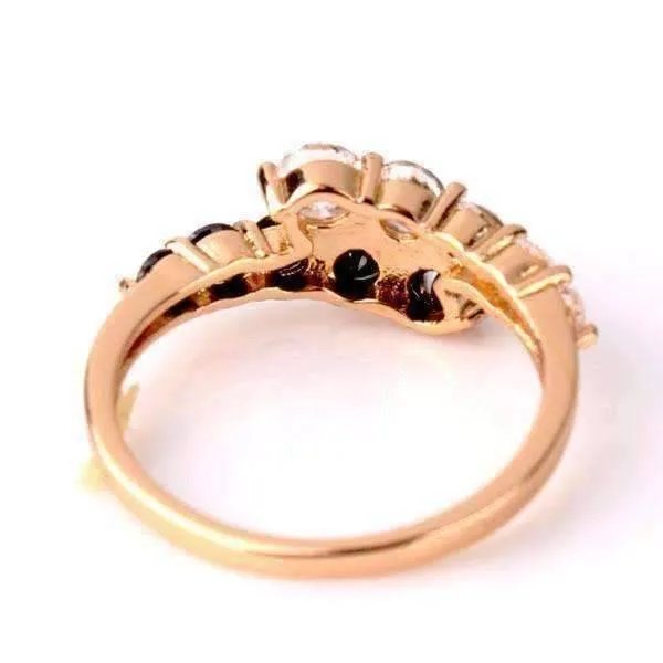 Date at Eight 1.3ct Black and White CZ Cocktail Ring