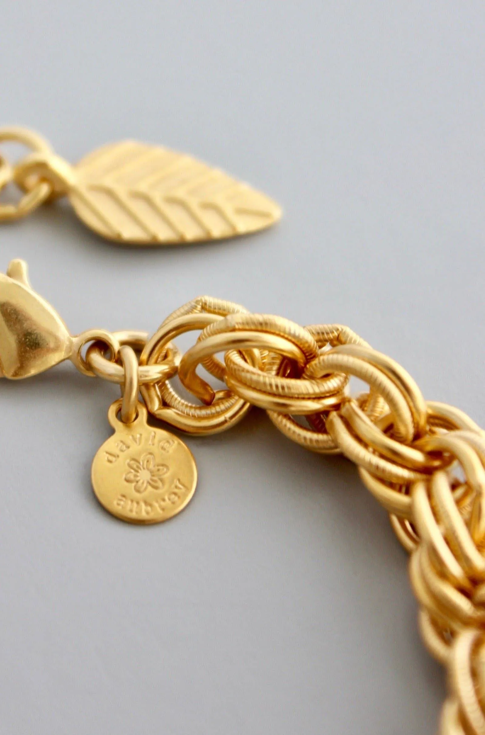 David Aubrey Jewelry - DORB18 Rope Gold Chain Bracelet