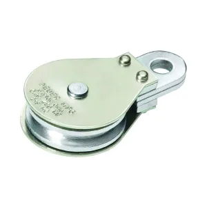 DEUER DB-30G Gable Block, 5/16 in Rope, 480 lb Working Load, 2 in Sheave, Zinc