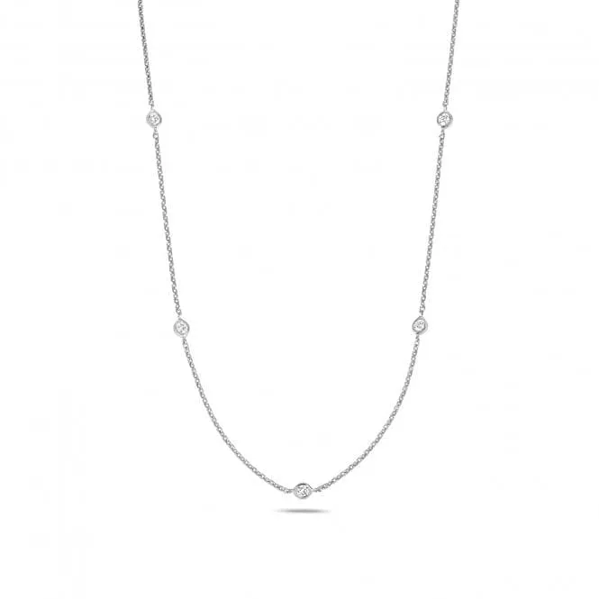 Diamond Jewellery 9ct White Gold Diamond Necklace ND103W